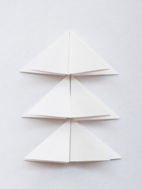 Origami Noel ağacı 