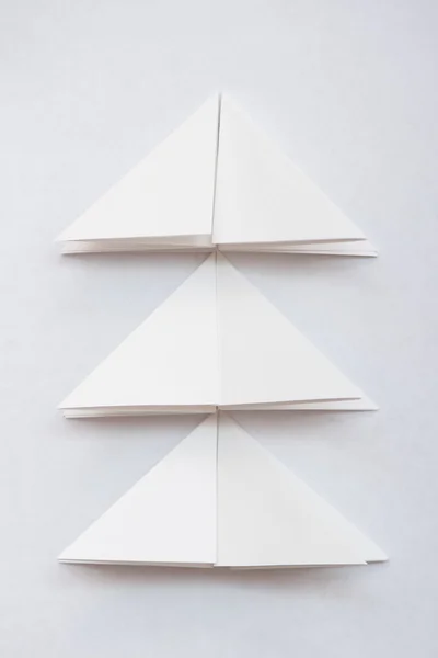 Origami, kerstboom — Stockfoto