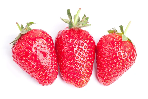 Mogna färska jordgubbar — Stockfoto
