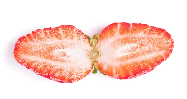 半熟草莓 — 图库照片