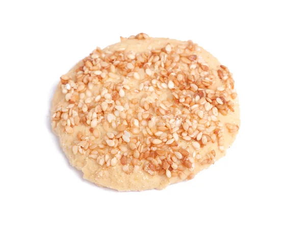 Édes ropogós szezámmagos cookie — Stock Fotó