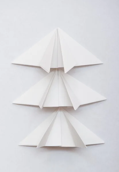 Origami, kerstboom — Stockfoto