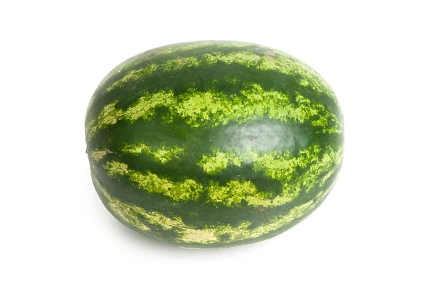 Gröna mogen vattenmelon — Stockfoto