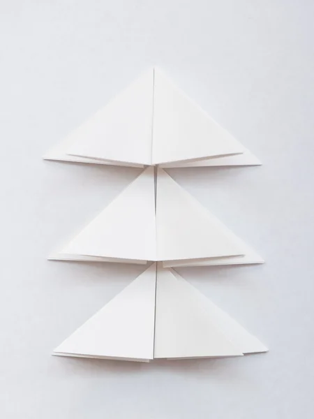 Origami, kerstboom — Stockfoto