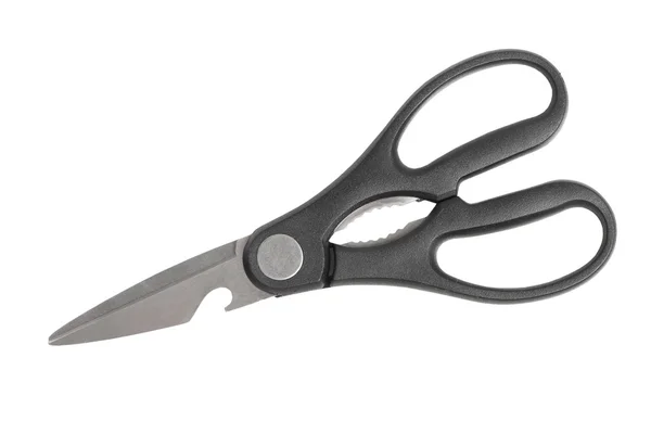 Kitchen scissors with plastic handles — Stock Photo, Image