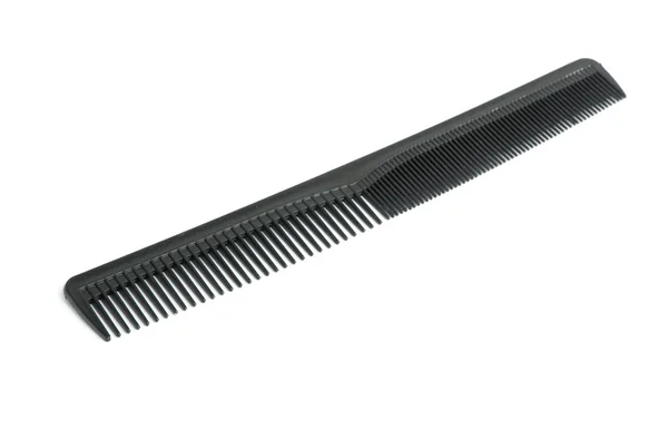 Grzebień do włosów czarny Fryzjer — Zdjęcie stockowe