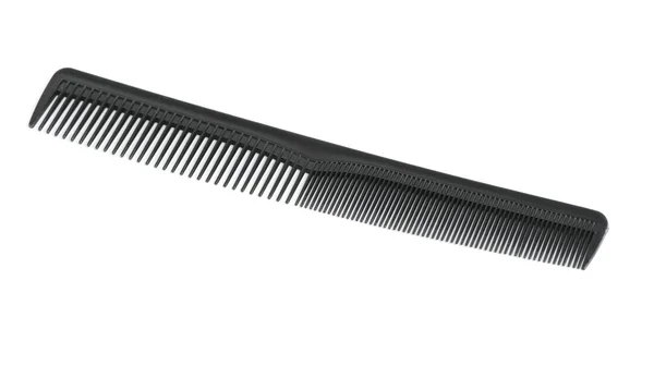 Grzebień do włosów czarny Fryzjer — Zdjęcie stockowe