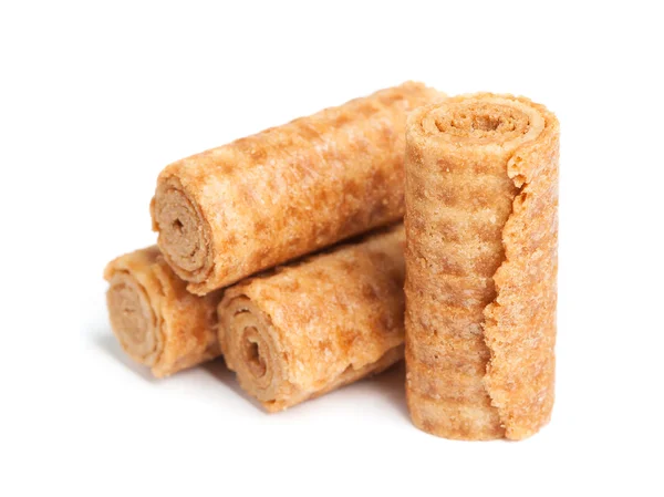 Deliciosos biscoitos waffle — Fotografia de Stock