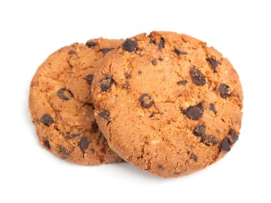 İki çikolatalı kurabiye.