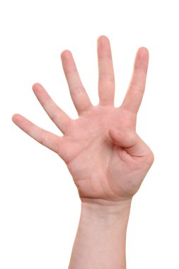 El altı parmak hareketi ile