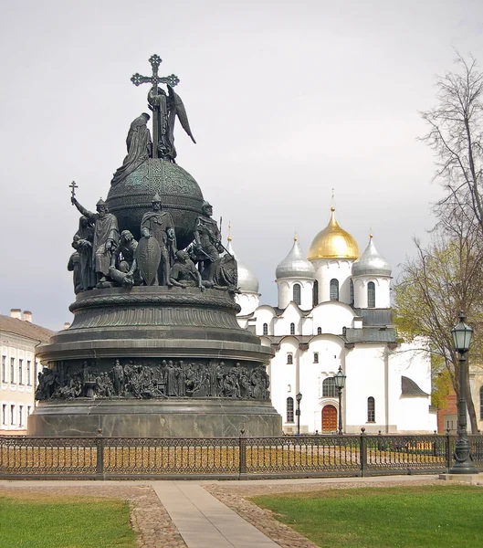 Пам'ятник тисячоліття Росії — стокове фото