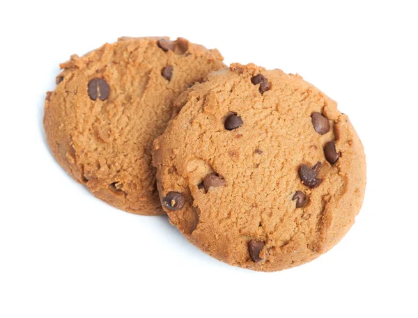 Dos galletas con chispas de chocolate — Foto de Stock
