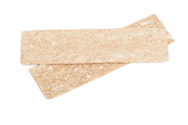 Twee sneetjes krokant brood — Stockfoto