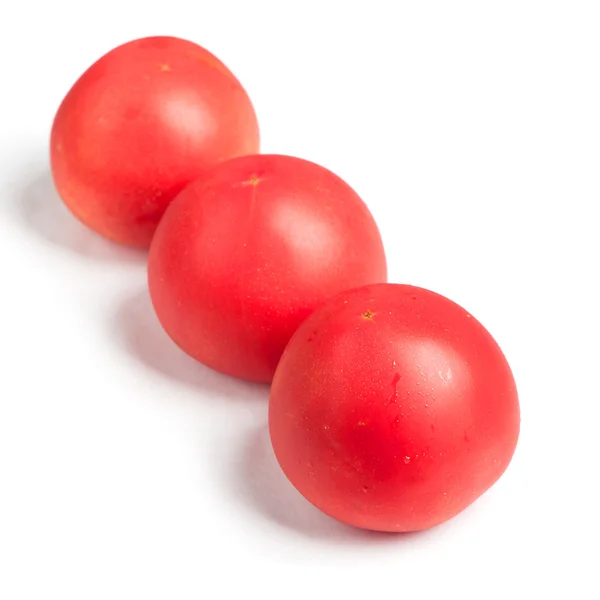 Three fresh tomatoes — Stock Photo, Image