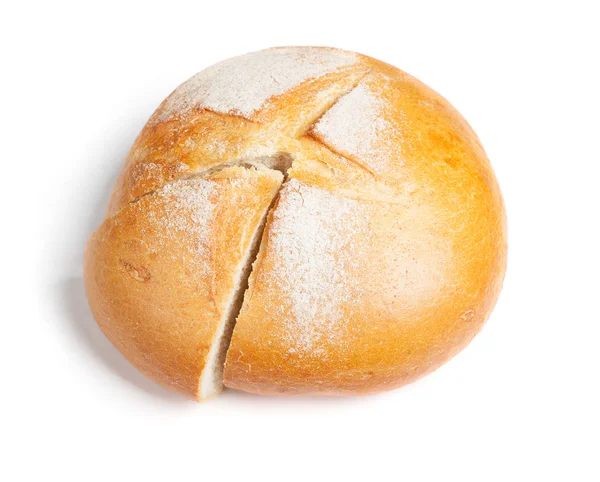 Bröd isolerade bakgrund — Stockfoto