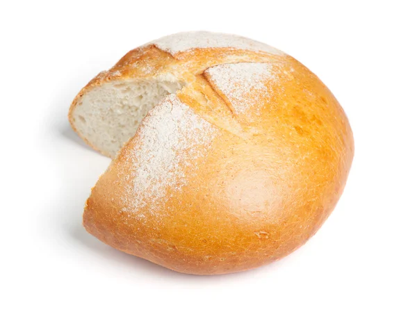 Bröd isolerade bakgrund — Stockfoto