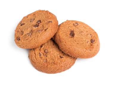 çikolata ile yulaf ezmeli kurabiye