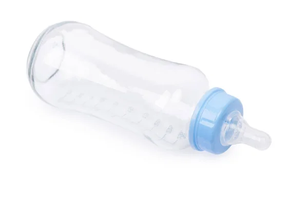 Empty Bottle Pacifier Isolated White Background — Stock Photo, Image
