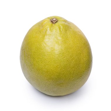 Beyaz arkaplanda tüm pomelo meyvesi izole