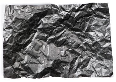 buruşuk siyah kağıt