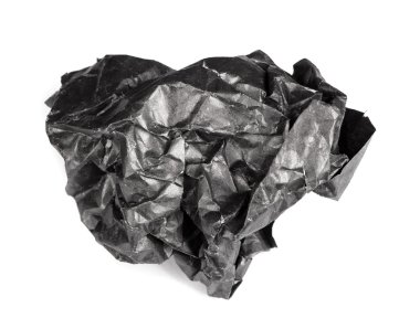 siyah kağıt parçasına vidalı