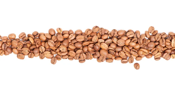 Arranged coffee beans — Stock Photo, Image