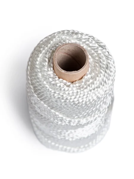 Spool of white thread — Stock Photo, Image