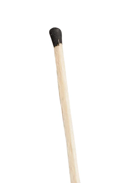 Burnt match isolated — Stock Photo, Image