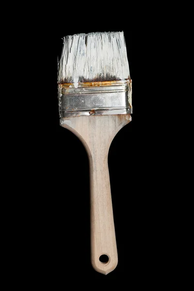 Brosse à peinture en bois — Photo