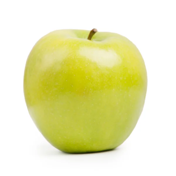 Manzana verde sobre blanco — Foto de Stock