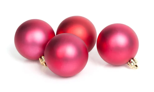 Bolas de Navidad en blanco —  Fotos de Stock