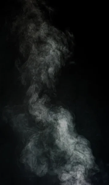 beyaz üzerine siyah duman