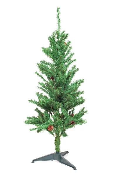 Weihnachtsbaum auf weiß — Stockfoto