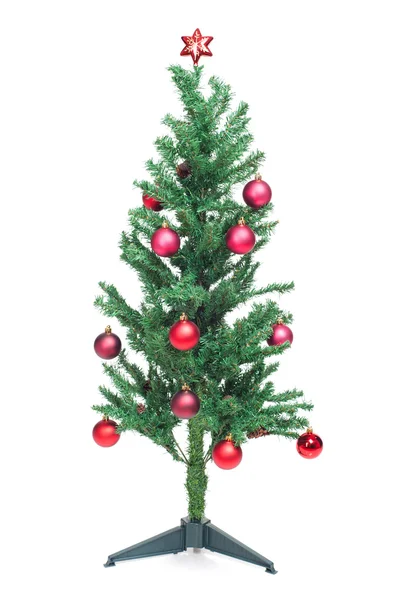 Decorated Christmas tree — Stock Photo, Image