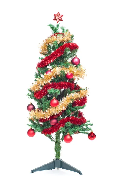 Albero di Natale decorato — Foto Stock