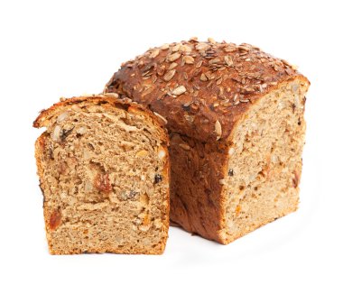 kahverengi ekmek tahıl ile