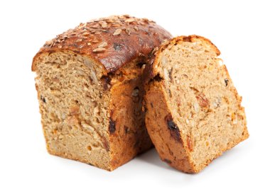 kahverengi ekmek tahıl ile