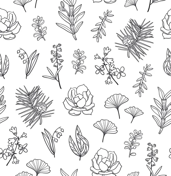 Όμορφη floral μοτίβο — Διανυσματικό Αρχείο