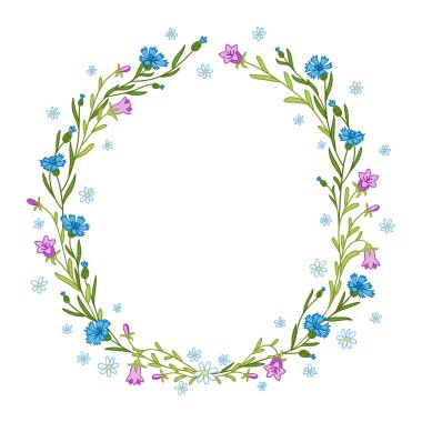 çiçek çelengi bileşimi