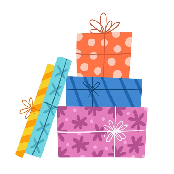 Presents composition — Stock Vector