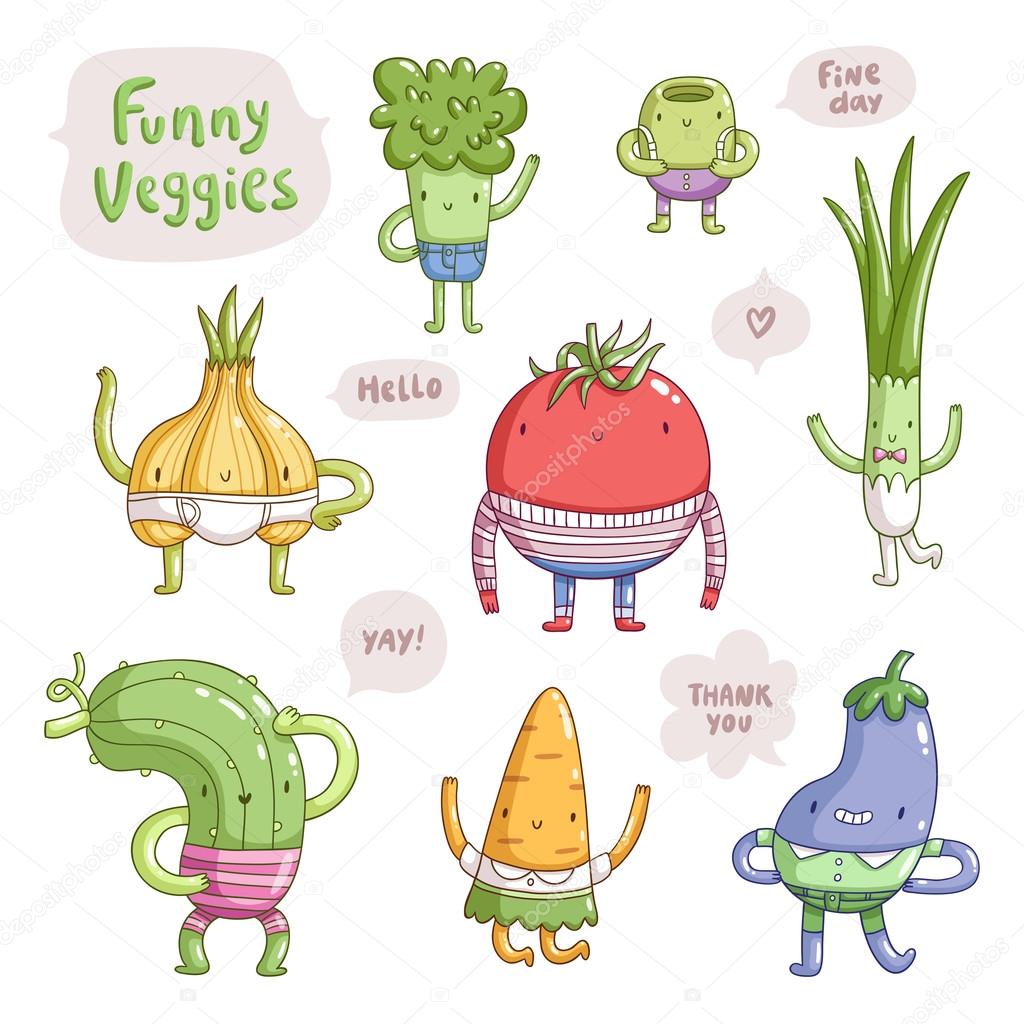 Funny veggies