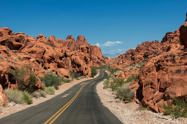 Road in the Valley of Fire State Park Stock Image
