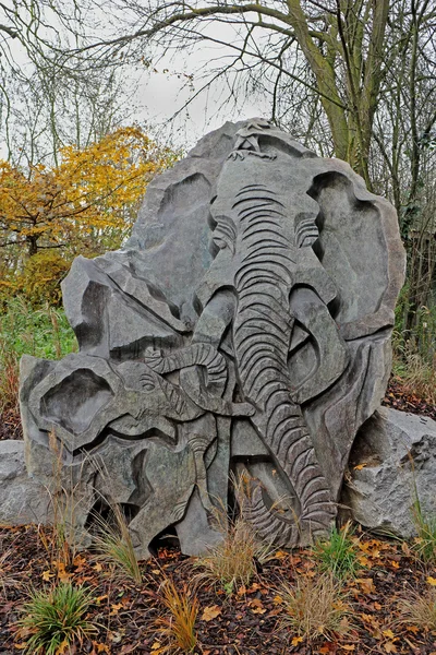 Éléphant avec bébé — Photo