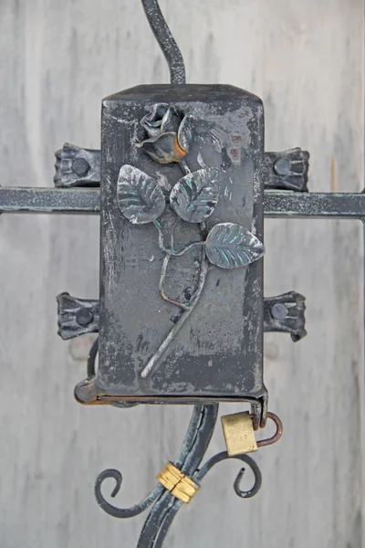 Old door lock — Stock Photo, Image