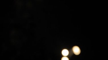 Bokeh ile beyaz havai fişek