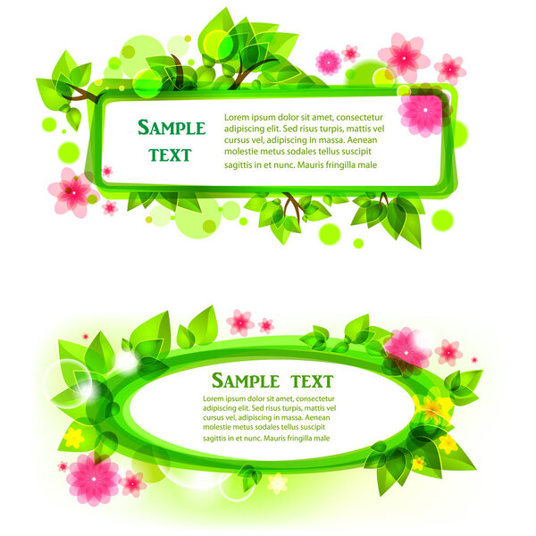 Цветочные рамки
