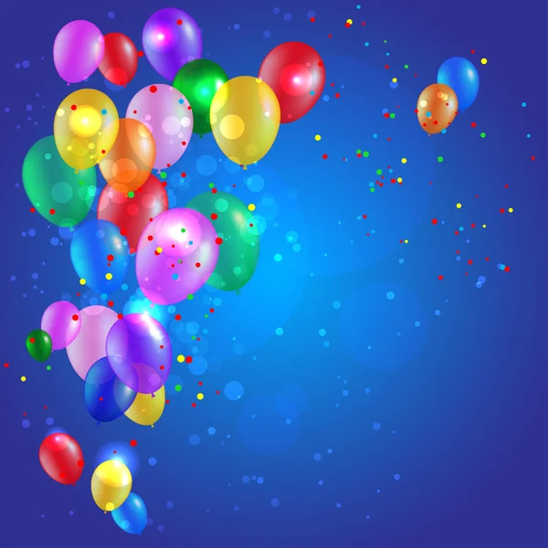 Ballons de couleur — Image vectorielle