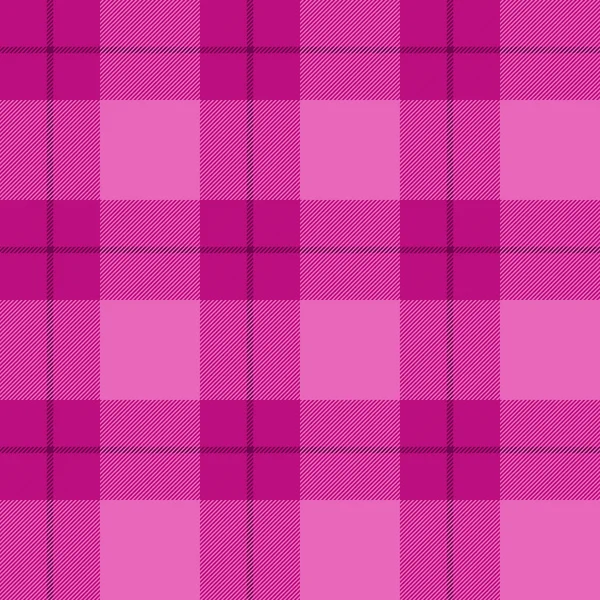 Kotak-kotak tartan merah muda - Stok Vektor
