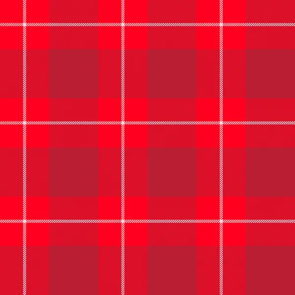 Röd tartan mönster — Stock vektor