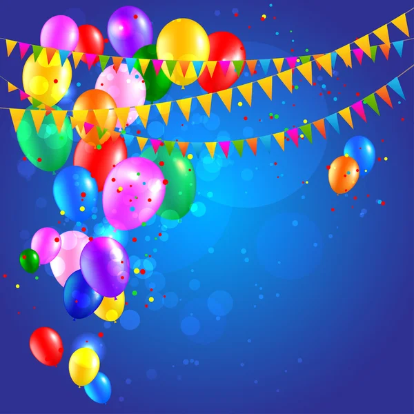 Ballons lumineux festifs — Image vectorielle